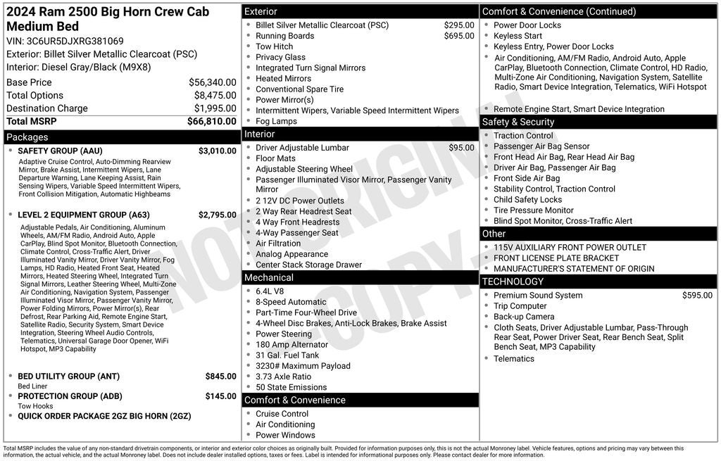 ram ram 2500 pickup 2024 3C6UR5DJXRG381069 image ram ram 2500 pickup 2024 3C6UR5DJXRG381069 image